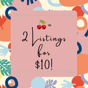 2 For $10 Deals = 🍒